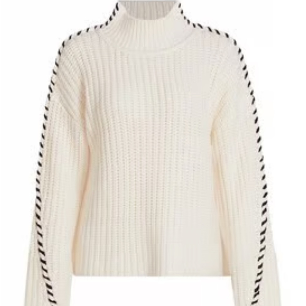 Design History Whipstich Relaxed Turtleneck